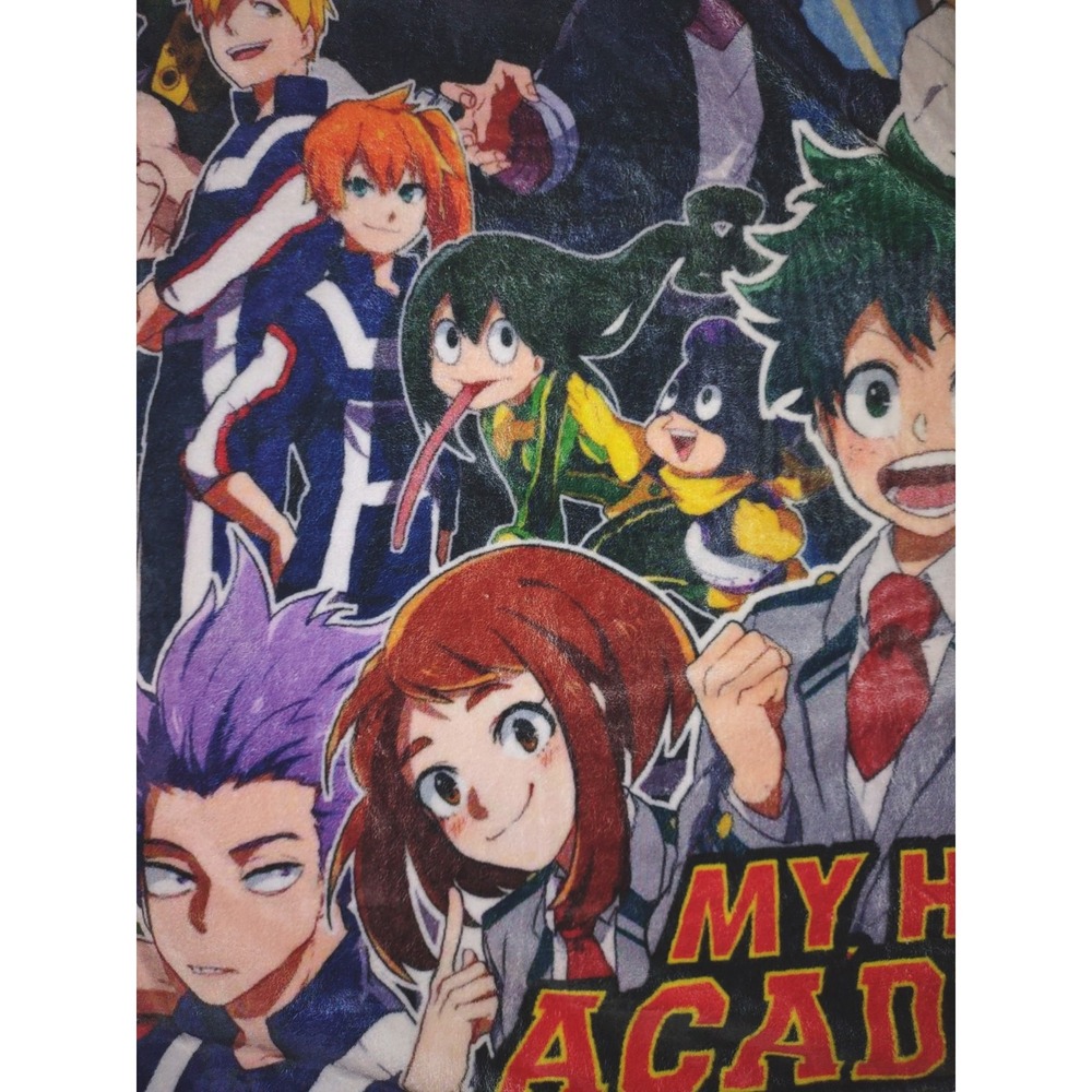 My Hero Academia Throw Blanket 49x68 Anime Manga Soft Unbranded Home Bedding - Picture 3 of 6
